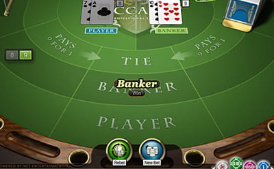 RNG Baccarat Table As Seen on bet-at-home.com