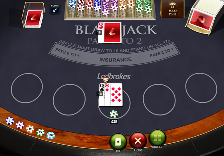 Play Blackjack Peek for Free!