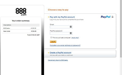 Confirm the PayPal Transaction with Your Details