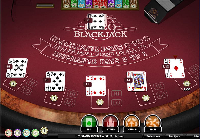 Play Hi-Lo Blackjack on our Demo Version