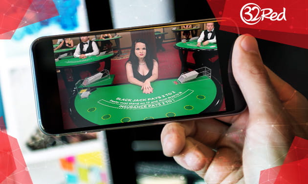Play Live Blackjack at 32Red Today!