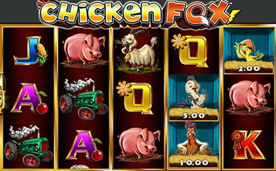 Chicken Fox Slot's Interface as Seen at Betsafe