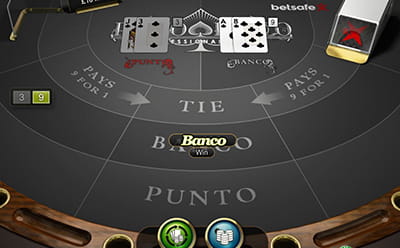 Punto Banko Low Stakes Gameplay