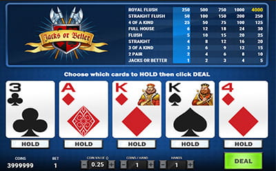 Unibet Casino Offers a Selection of Video Poker Variants